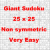 Thumbnail 110 Giant Sukoku Puzzles 25 x 25 Non Symmetric Very Easy