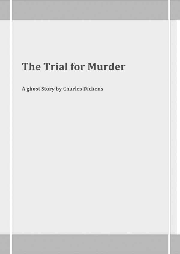 Product picture The Trial For Murder 